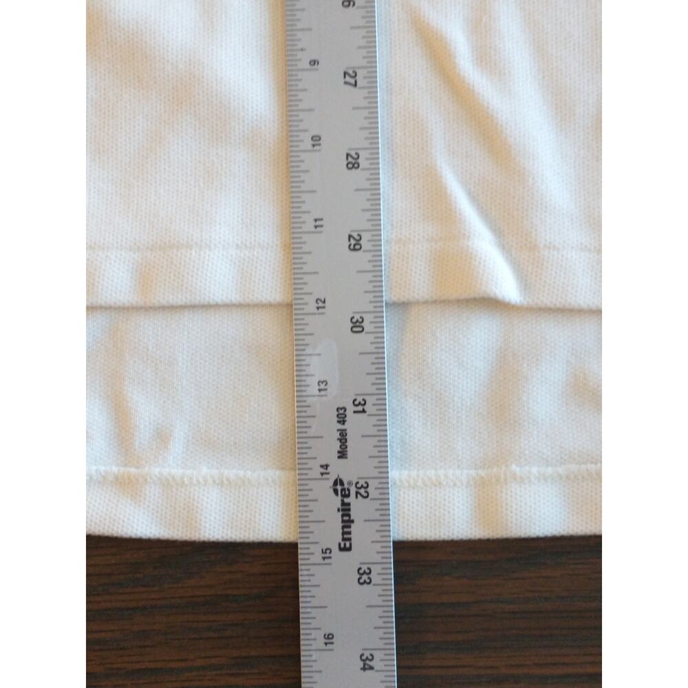 Vintage Polo by Ralph Lauren Mid Sleeve Polo. Men's XL. White. - Picture 5 of 5